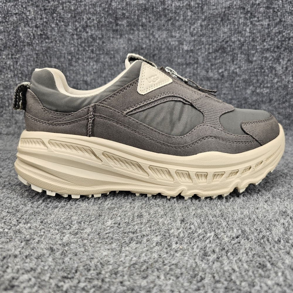 UGG CA805 Womens Size 9.5 Grey White Zip Up Low Top Athletic Shoes